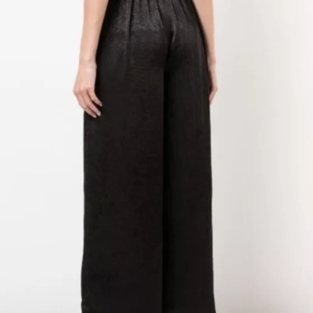 Misa Los Angeles Black Flowing Wide-Leg Pants - Picture 4 of 8
